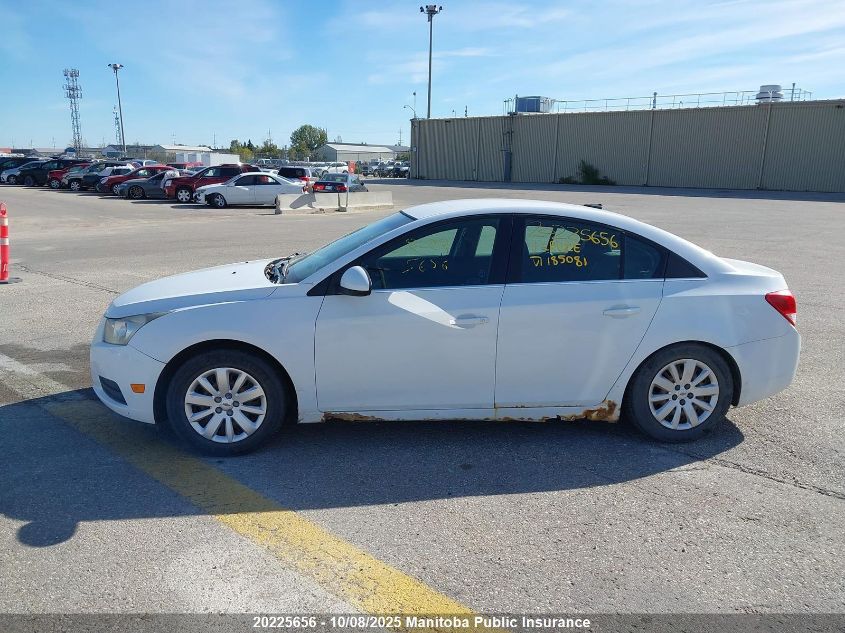 2011 Chevrolet Cruze Lt Turbo VIN: 1G1PF5S94B7185081 Lot: 20225656