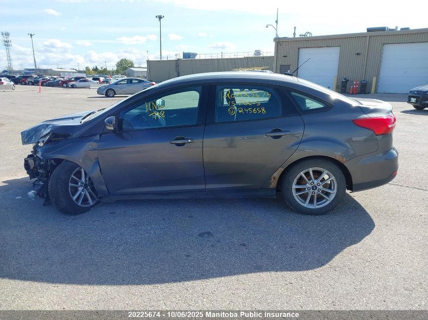 2015 Ford Focus Se VIN: 1FADP3F20FL245658 Lot: 20225674