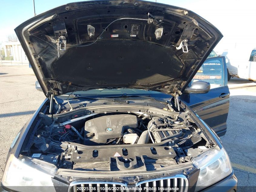 2014 BMW X3 28I VIN: 5UXWX9C50E0D15259 Lot: 20225736