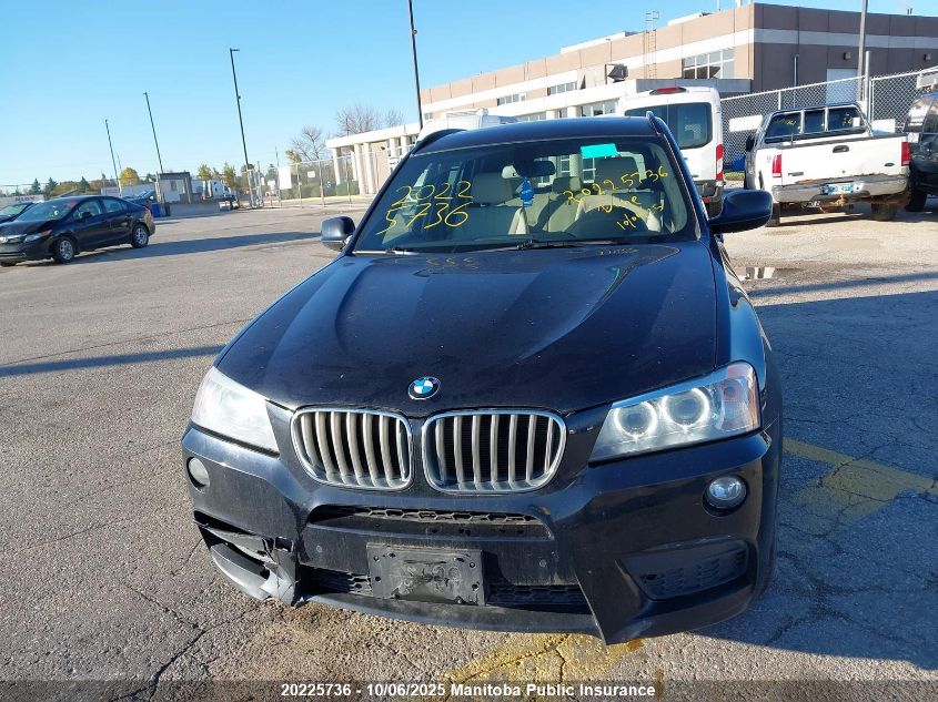 2014 BMW X3 28I VIN: 5UXWX9C50E0D15259 Lot: 20225736