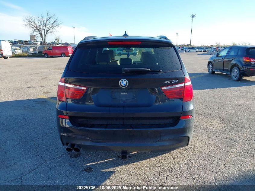 2014 BMW X3 28I VIN: 5UXWX9C50E0D15259 Lot: 20225736