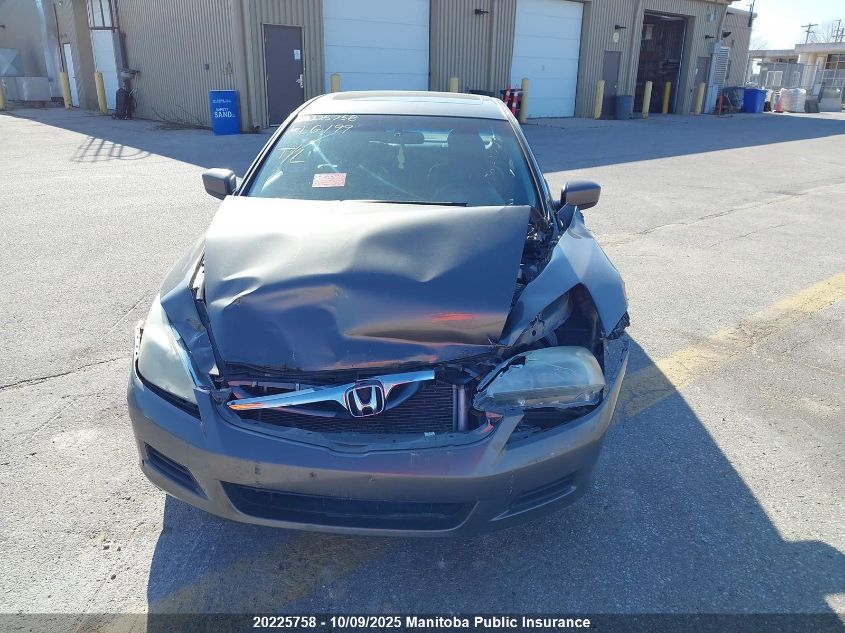 2007 Honda Accord Ex VIN: 1HGCM56767A813433 Lot: 20225758