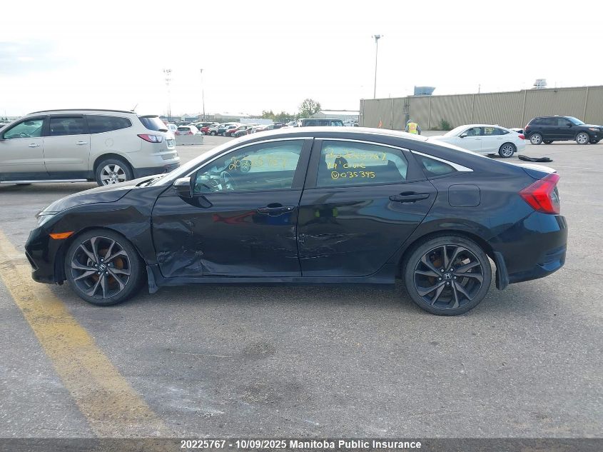 2019 Honda Civic Sport VIN: 2HGFC2F8XKH035395 Lot: 20225767