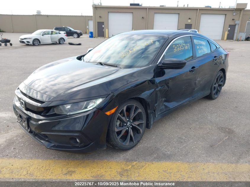 2019 Honda Civic Sport VIN: 2HGFC2F8XKH035395 Lot: 20225767