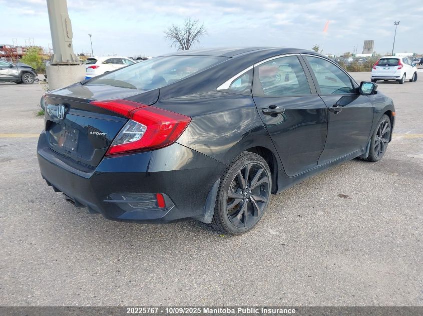 2019 Honda Civic Sport VIN: 2HGFC2F8XKH035395 Lot: 20225767