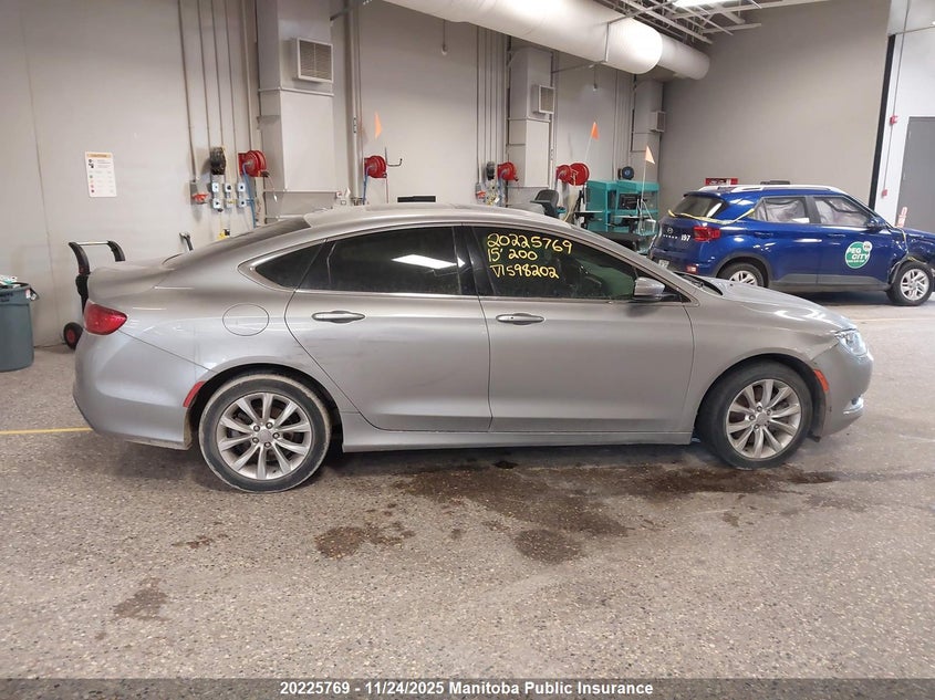 2015 Chrysler 200 C V6 VIN: 1C3CCCCG9FN598202 Lot: 20225769
