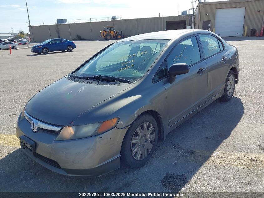 2006 Honda Civic Dx-G VIN: 2HGFA16386H025877 Lot: 20225785