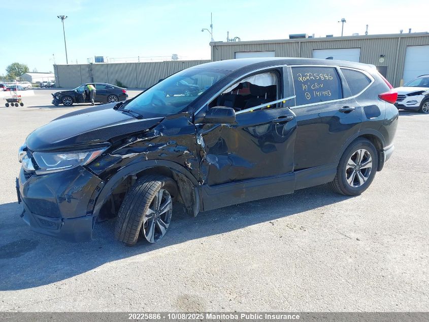 2019 Honda Cr-V Lx VIN: 2HKRW2H2XKH141493 Lot: 20225886