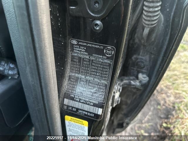 2014 Land Rover Lr2 Hse VIN: SALFR2BG9EH406933 Lot: 20225917