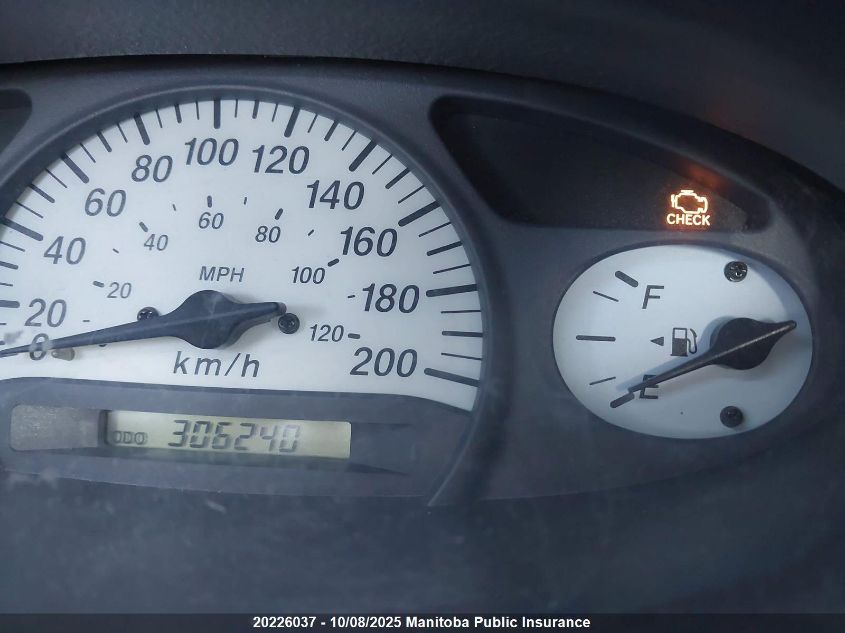 2002 Toyota Echo VIN: JTDBT123620206388 Lot: 20226037