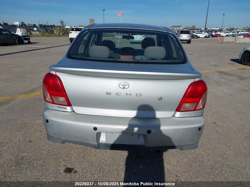 2002 Toyota Echo VIN: JTDBT123620206388 Lot: 20226037