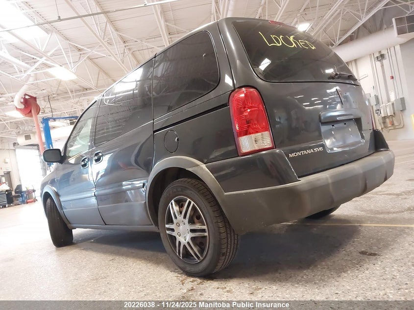 2009 Pontiac Montana Sv6 Sv6 VIN: 1GMDU03179D102617 Lot: 20226038