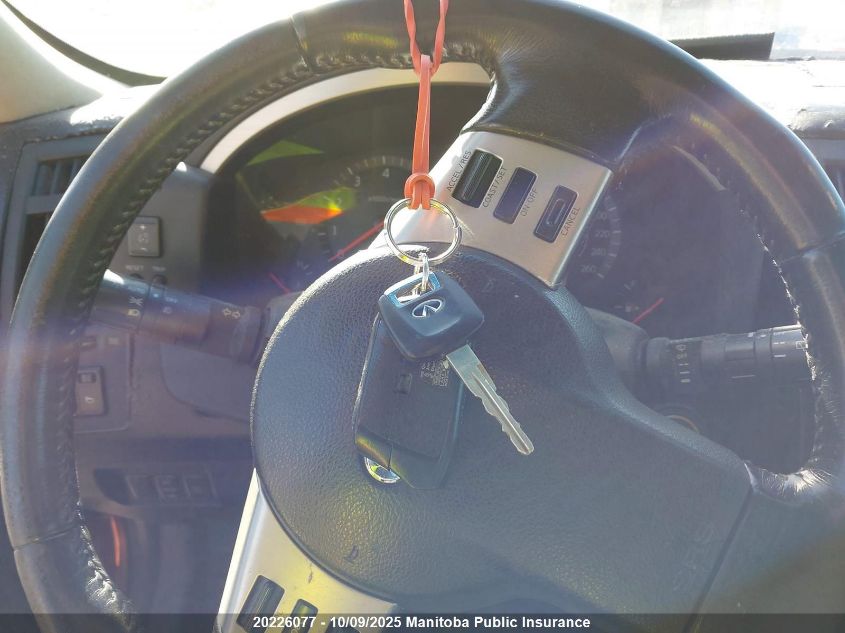 2005 Infiniti Fx35 VIN: JNRAS08W75X201626 Lot: 20226077