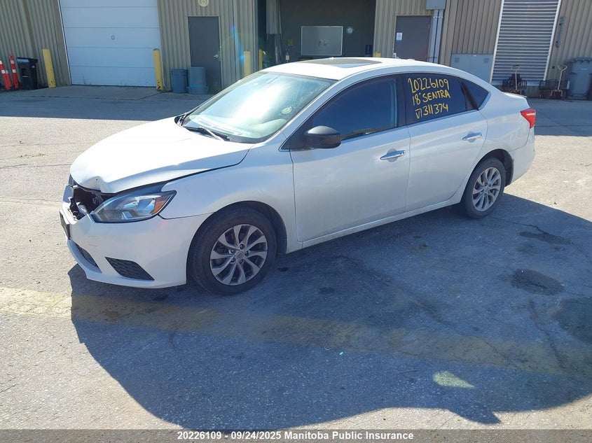 2018 Nissan Sentra 1.8 Sv VIN: 3N1AB7AP9JY311374 Lot: 20226109