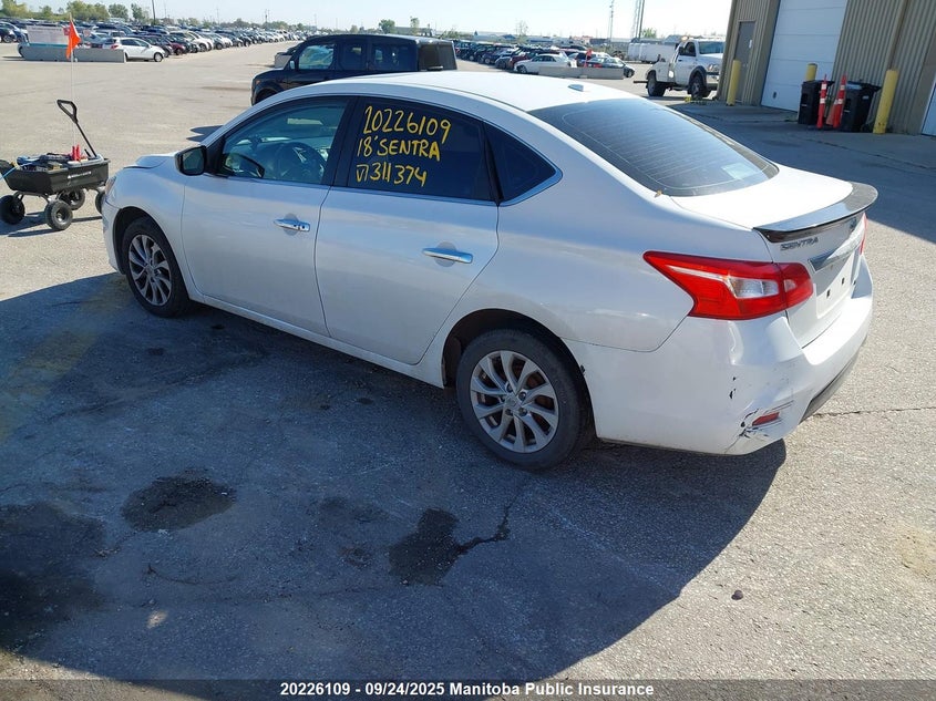 2018 Nissan Sentra 1.8 Sv VIN: 3N1AB7AP9JY311374 Lot: 20226109
