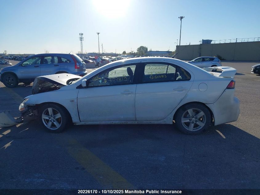 2008 Mitsubishi Lancer Gts VIN: JA3AU86U88U602813 Lot: 20226170