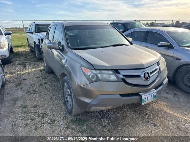 2HNYD28308H503692 2008 Acura Mdx auction photo 1