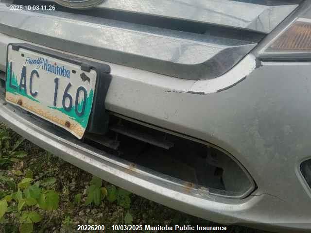 2011 Ford Fusion S VIN: 3FAHP0GA6BR186861 Lot: 20226200