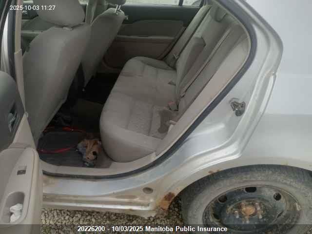 2011 Ford Fusion S VIN: 3FAHP0GA6BR186861 Lot: 20226200