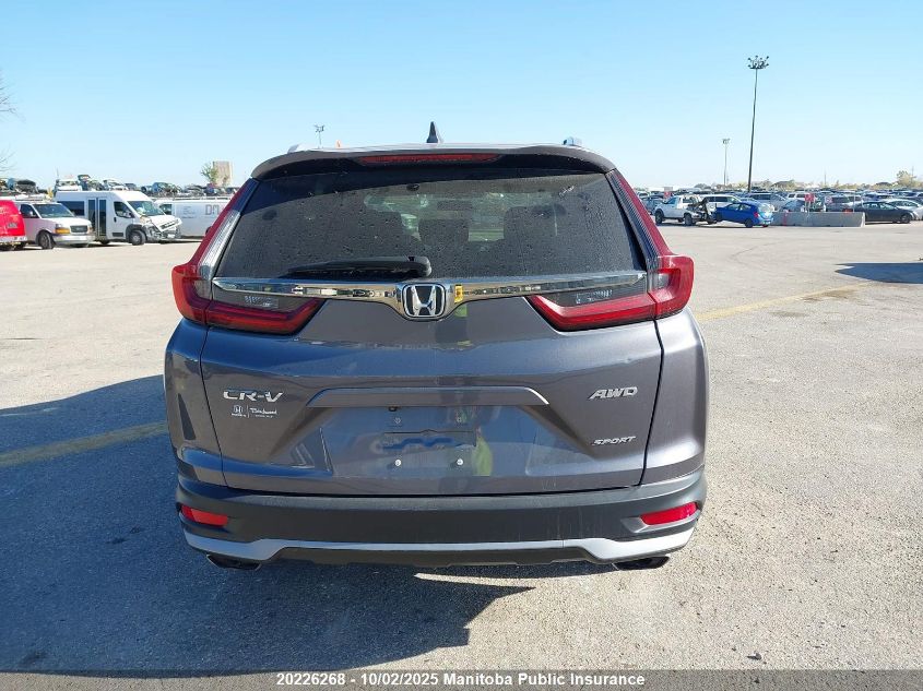 2022 Honda Cr-V Sport VIN: 2HKRW2H46NH220522 Lot: 20226268