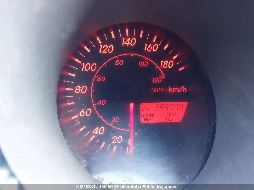 2003 Toyota Matrix VIN: 2T1KR32E33C755629 Lot: 20226280