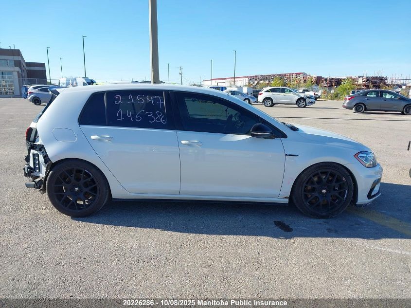 2018 Volkswagen Golf R 4Motion VIN: WVWVF7AU2JW199100 Lot: 20226286