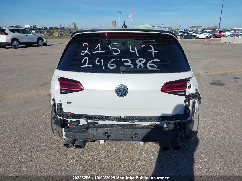 2018 Volkswagen Golf R 4Motion VIN: WVWVF7AU2JW199100 Lot: 20226286