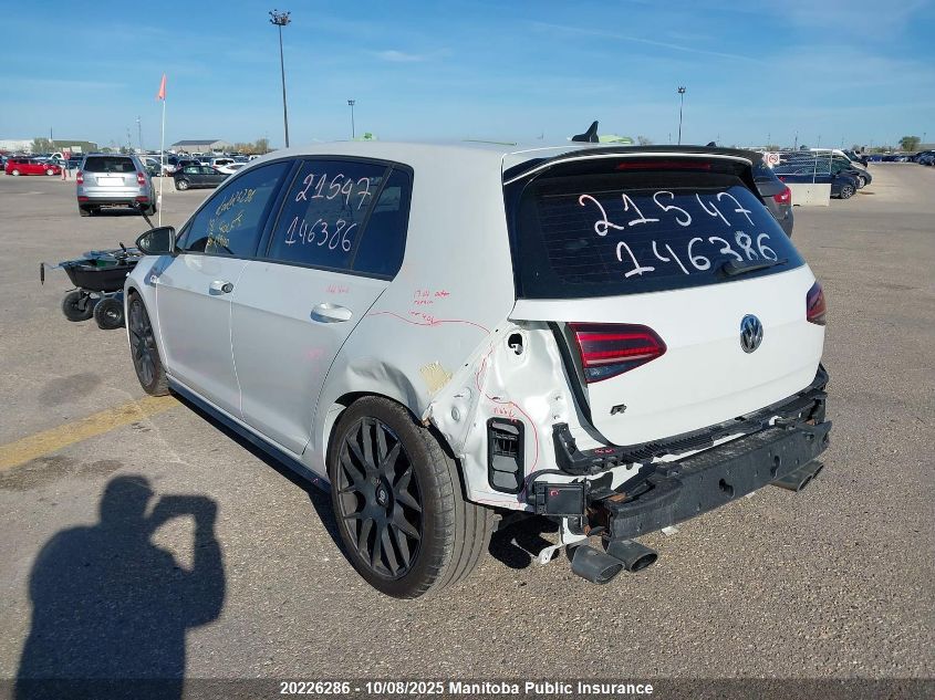 2018 Volkswagen Golf R 4Motion VIN: WVWVF7AU2JW199100 Lot: 20226286