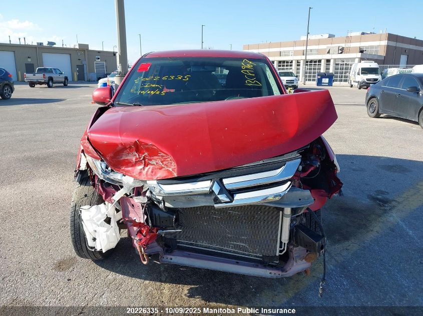 2016 Mitsubishi Outlander Es VIN: JA4AD2A33GZ601173 Lot: 20226335