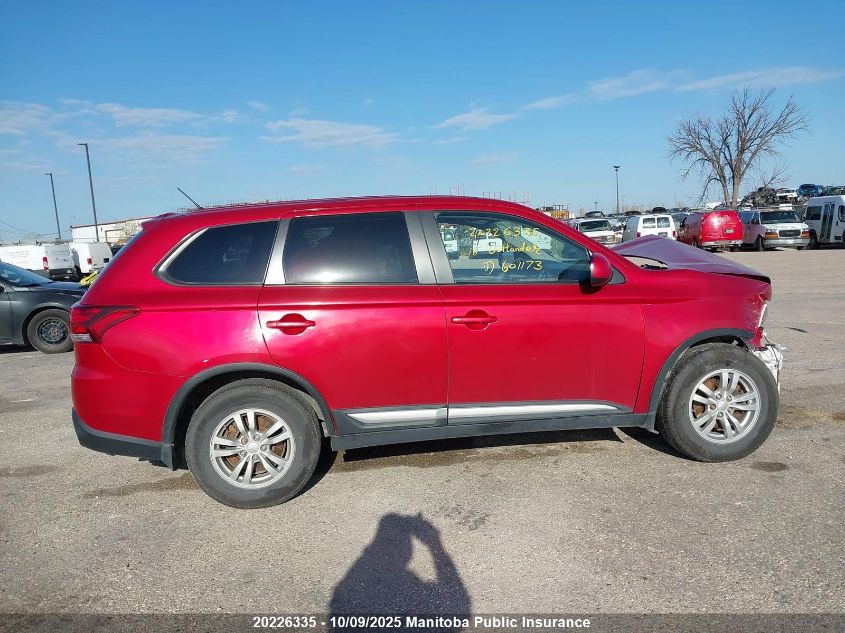2016 Mitsubishi Outlander Es VIN: JA4AD2A33GZ601173 Lot: 20226335
