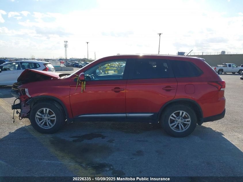 2016 Mitsubishi Outlander Es VIN: JA4AD2A33GZ601173 Lot: 20226335