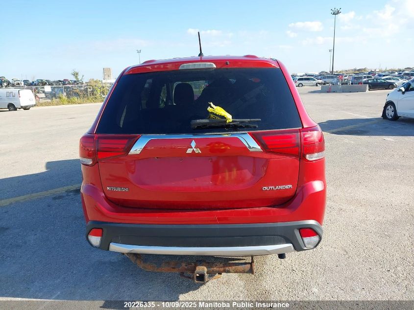 2016 Mitsubishi Outlander Es VIN: JA4AD2A33GZ601173 Lot: 20226335