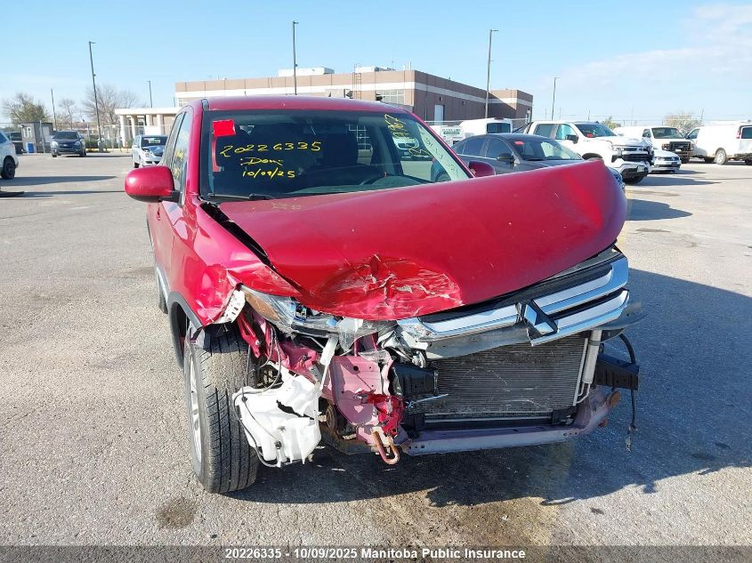 2016 Mitsubishi Outlander Es VIN: JA4AD2A33GZ601173 Lot: 20226335