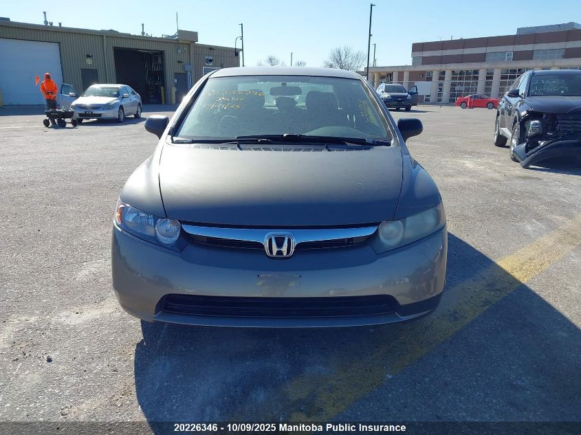 2008 Honda Civic Dx-G VIN: 2HGFA16408H116265 Lot: 20226346