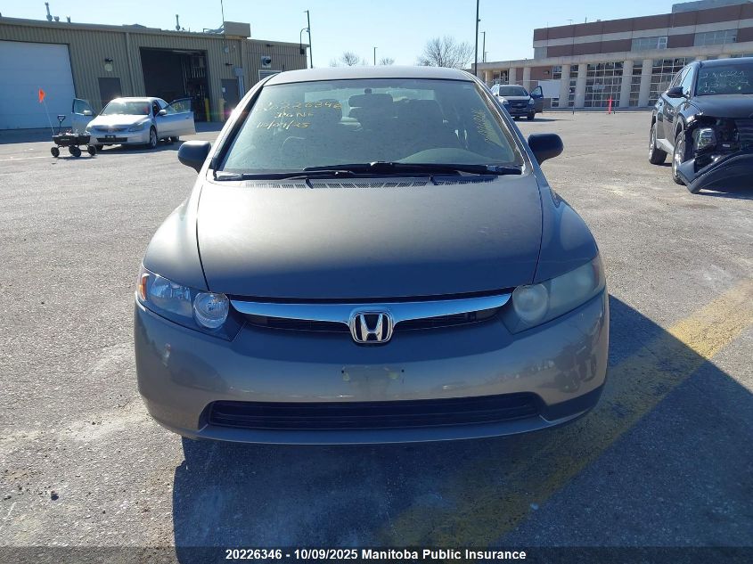 2008 Honda Civic Dx-G VIN: 2HGFA16408H116265 Lot: 20226346