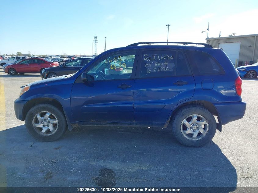 2005 Toyota Rav4 VIN: JTEHD20V756035861 Lot: 20226630