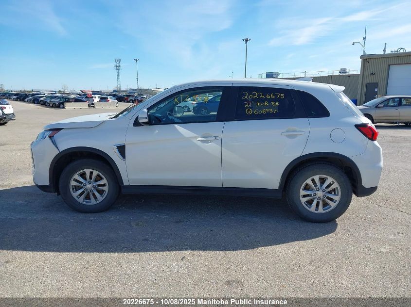 2021 Mitsubishi Rvr Se VIN: JA4AJVAW5MU606937 Lot: 20226675