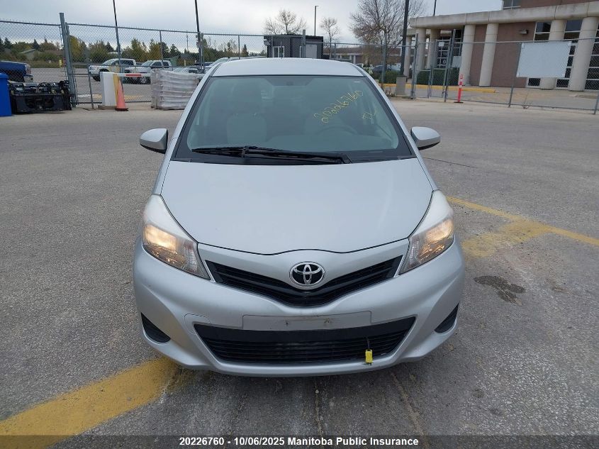2012 Toyota Yaris Le VIN: JTDKTUD30CD515945 Lot: 20226760