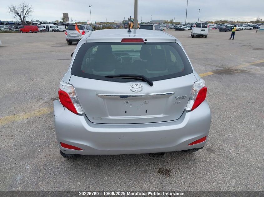2012 Toyota Yaris Le VIN: JTDKTUD30CD515945 Lot: 20226760