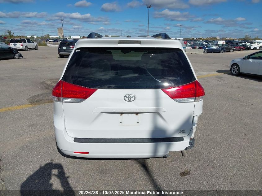 2012 Toyota Sienna Le V6 VIN: 5TDJK3DC6CS043019 Lot: 20226788