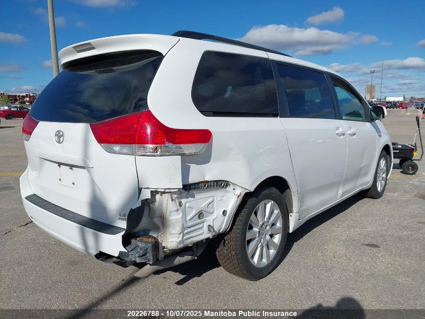2012 Toyota Sienna Le V6 VIN: 5TDJK3DC6CS043019 Lot: 20226788