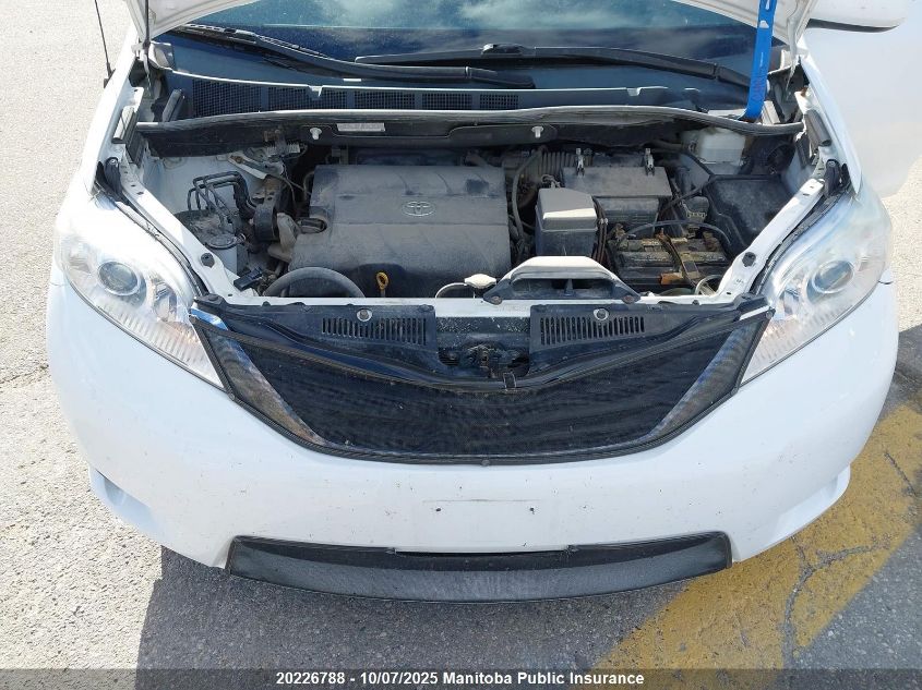 2012 Toyota Sienna Le V6 VIN: 5TDJK3DC6CS043019 Lot: 20226788