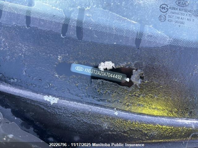 2010 Kia Soul 2U VIN: KNDJT2A21A7044492 Lot: 20226796