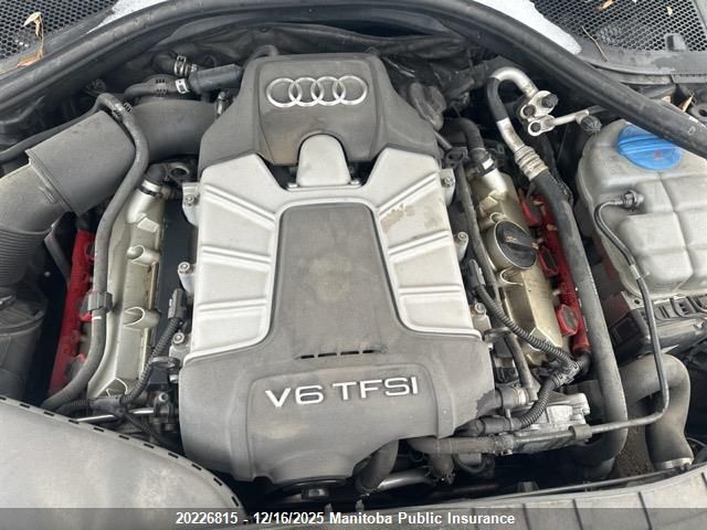 2012 Audi A6 3.0T Quattro VIN: WAUFGCFC8CN089779 Lot: 20226815