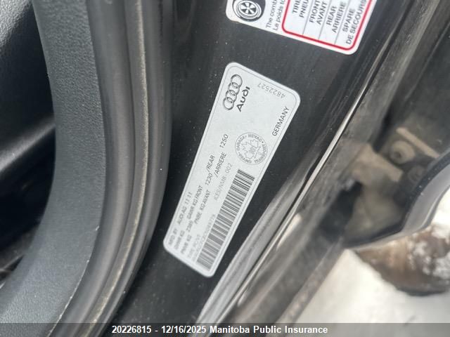 2012 Audi A6 3.0T Quattro VIN: WAUFGCFC8CN089779 Lot: 20226815