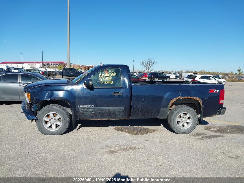 2007 GMC Sierra 1500 Pickup VIN: 1GTEC14C47E504961 Lot: 20226940