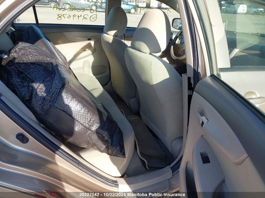 2010 Toyota Corolla Ce VIN: 2T1BU4EEXAC249678 Lot: 20227042