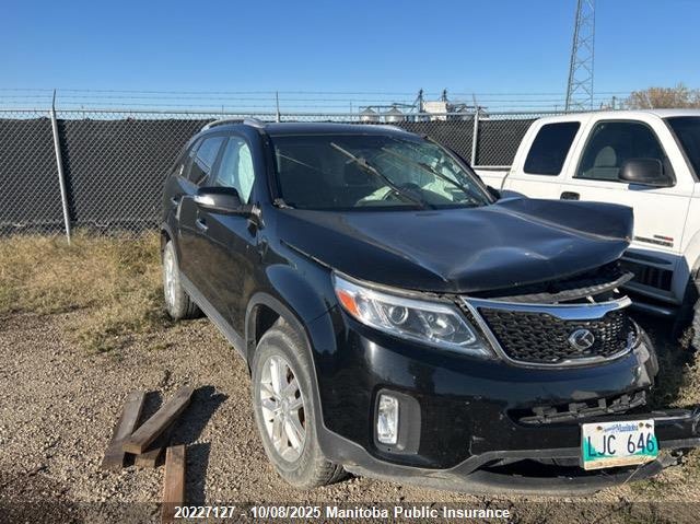5XYKT3A63EG532252 2014 Kia Sorento Lx auction photo 1