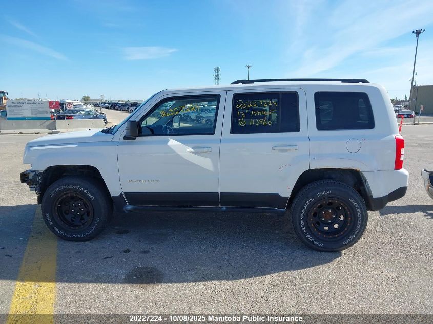 2013 Jeep Patriot North VIN: 1C4NJRAB6DD113960 Lot: 20227224