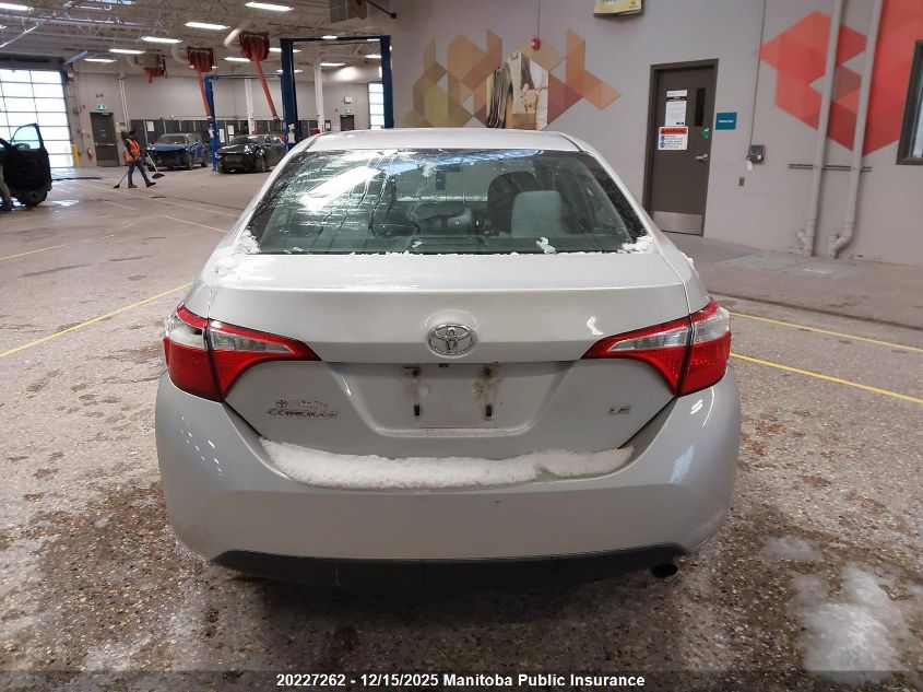 2015 Toyota Corolla Ce VIN: 2T1BURHE2FC405437 Lot: 20227262